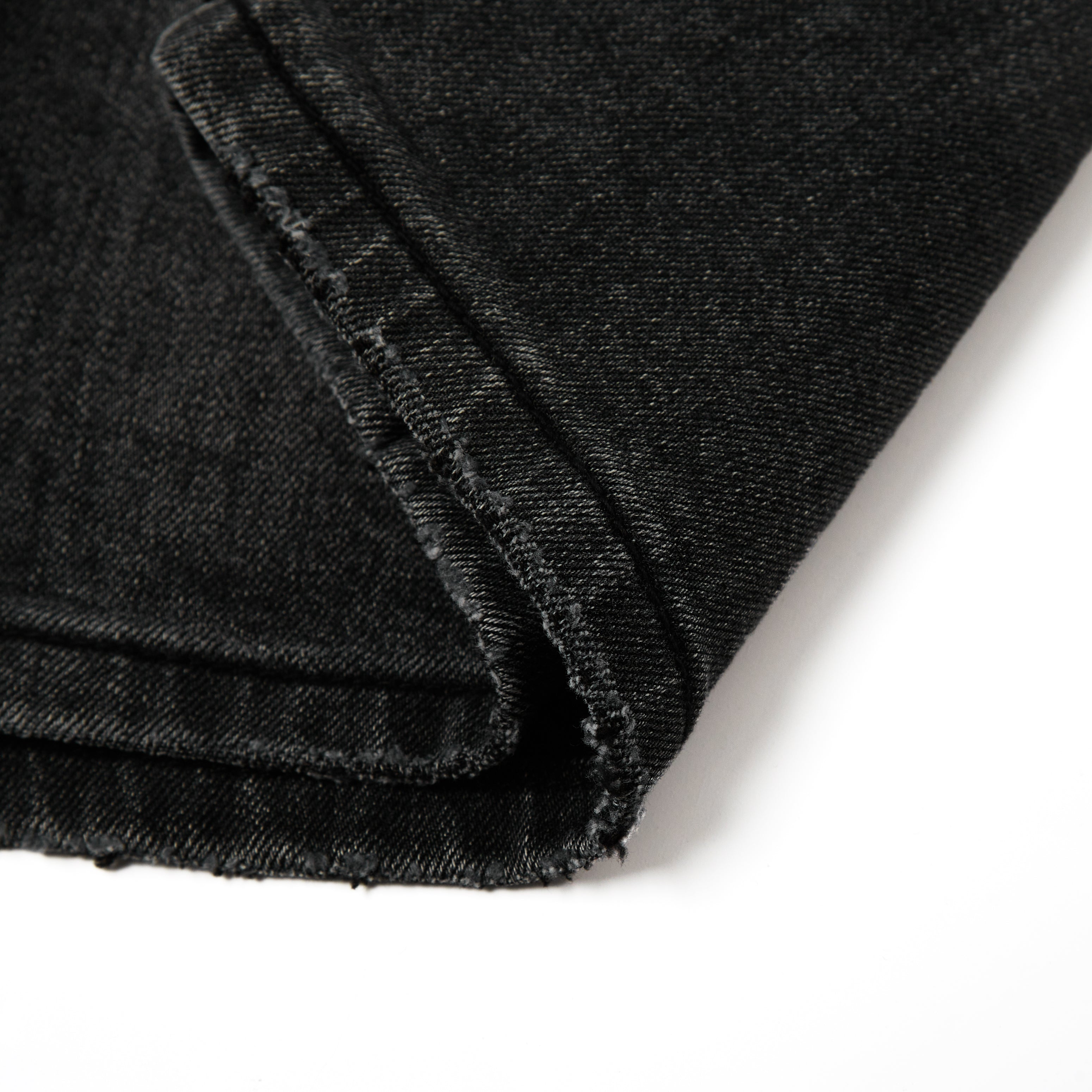 Postcard Jorts (Black Wash)